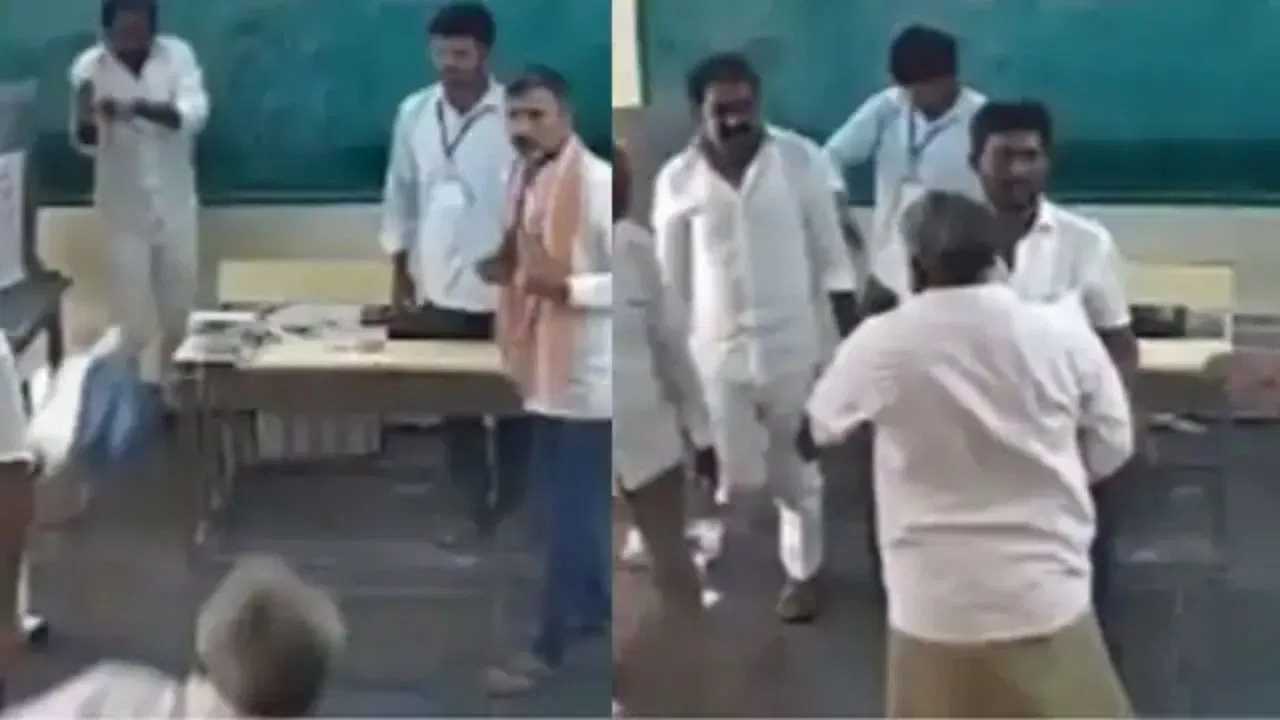 ईवीएम नष्ट करने वाले आंध्र के विधायक अभी भी गिरफ्त से बाहर